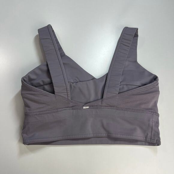 Lululemon Wild Twist Bra Dusty Dawn Size 8 Sports Bra Light Purple - Picture 11 of 12